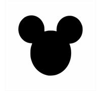 tradercat Autocollants Disney Mickey Mouse Minnie Mouse - 15,8 cm x 14,8 cm - Autocollants pour toutes les surfaces - Fenêtres, rétroviseurs, lunette arrière, capot, véhicule - avec notice d