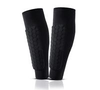 TRADERPLUS 1 Paire de protège-Tibias de Football, Protections de Football Anticollision Cellulaire, Manchon de Protection des Mollets protège-Tibias Anti-Chocs Professionnels pour Hommes, Femmes (XL)