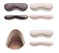 TRADERPLUS 6pcs Coussinets de talon pour hommes et femmes, Protège l'arrière du talon, Heel Pads Snugs for Shoe Too Big Men Women, Stop Heel Slip and Blister
