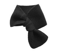 TRADERPLUS Écharpe tricotée pour femmes Écharpe tricotée d'hiver à motifs de tirettes Mouchoir de cou Écharpe à col chaud (Noir)