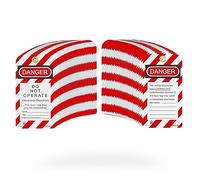 TRADESAFE Étiquettes de verrouillage - 60 étiquettes « Danger Do Not Operate » avec 60 attaches zippées