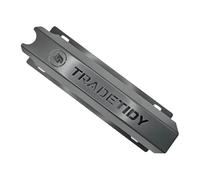 TradeTidy Support en silicone pour pistolet à mastic, idéal pour camionnettes, garages, ateliers, en acier (gris)