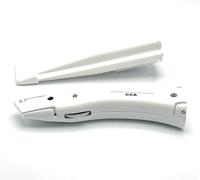 TradeUnderlay Couteau à moquette avec étui blanc assorti