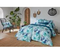 Tradilinge ~ Housse de Couette Mooréa Cobalt en Percale 280x240