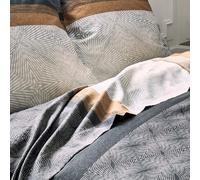 Tradilinge - Housse de Couette Style Colonial Percale de Coton/Coton Vert 280x240 cm