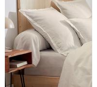 Tradilinge - Taie de traversin Esprit Grand hôtel Coton Sable 86x240 cm