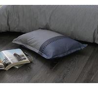 Tradilinge Taie d'oreiller Enzo - Couleur - Bleu, Taille - 65x65