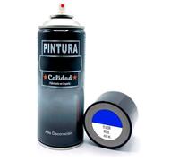 Tradineur - Bombe de peinture en spray - Fabriqué en Espagne - Idéal pour toute surface, bois, métal, carton, pierre ou céramique - Capacité de 400 ml - Bleu fluo
