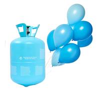 Tradineur Bonbonne d'hélium pour fête, anniversaire et mariage, facile à utiliser, capacité de 13 litres = 50 ballons (non inclus)