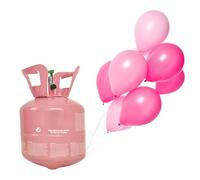 Tradineur Bonbonne d'hélium pour fête, anniversaire et mariage, facile à utiliser, capacité de 4,5 litres = 20 ballons (non inclus)