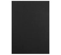 Tradineur Feuille de carton plume épaisseur 5 mm DIY support de présentation maquette, base à carreaux, décoration Noir 50 x 70 cm