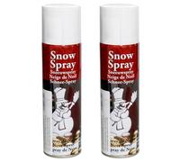 Tradineur Lot de 2 vaporisateurs de neige pour créer une atmosphère d'hiver de Noël, décoration d'arbre de Noël, crèche, naissance, fenêtre, décoration 250 ml