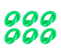 Tradineur Lot de 6 bouées flottantes en mousse pour piscine et spaghetti en mousse Vert 6,5 x 150 cm