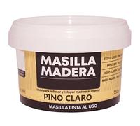 Tradineur - Mastic de remplissage pour bois, pâte pour boucher les fissures, prêt à l'emploi, réparation de fissures, trous pour meubles, usage intérieur, qualité professionnelle (Pin clair, 250 g)
