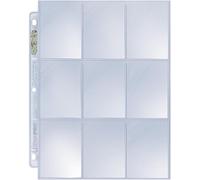 Trading Card A4 Sleeves - 25 Ultra Pro 9 Pocket Platinum Pages MTG/Pokemon