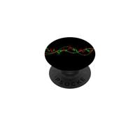 Trading Stock Crypto Graphique, Chandelier Japonais, pour Le commerçant PopSockets PopGrip Adhésif