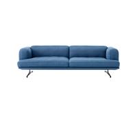 &Tradition Canapé 3 places Inland AV23 Vidar 4 Denim Blue 733-pieds noirs