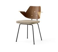 &Tradition RFH RD7 Chaise de Salle à Manger avec Accoudoirs et Siège Rembourré Noyer/ Hallingdal 227