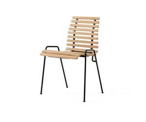 &Tradition Chaise de terrasse RFH RD4 Teak-black