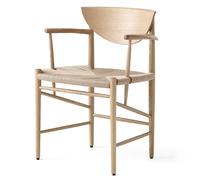&Tradition Drawn HM4 Chaise de Salle à Manger avec Accoudoirs Chêne Huilé