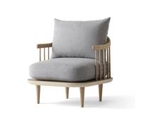 &Tradition Chaise Fly SC10 chêne huilé blanc. gris clair