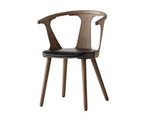 &Tradition Chaise In Between SK2 Chêne fumé huilé-Noble cuir noir