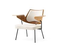 &Tradition Chaise lounge RFH RD8 Walnut-beech-offwhite