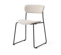 &Tradition Chaise Pavilion AV53 rembourée Black-Clay 0011