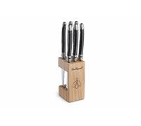 Tradition - Couteaux à Steak - Anthracite - Bloc - (Lot de 6)