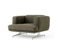 &Tradition Fauteuil Inland AV21 Argile 0014 - aluminium poli