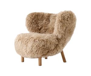 &Tradition Fauteuil Little Petra VB1 Chêne huilé-Sheepskin honey
