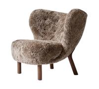 &Tradition Fauteuil Little Petra VB1 Noyer huilé-Sahara