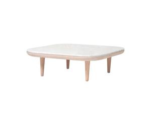 &Tradition Fly SC4 Table Basse Chêne huilé/Marbre Bianco Carrara