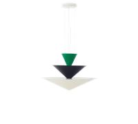 &Tradition Suspension Gio LN15 Ø92 cm Signal green-deep blue-ecru