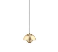 &TRADITION lampe à suspension FLOWERPOT VP1 (Laiton plaqué - Aluminium peint et plaqué)