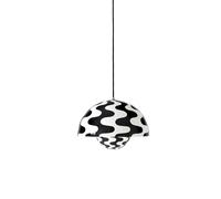&TRADITION lampe à suspension FLOWERPOT VP1 (Noir et blanc avec motifs - Aluminium peint et plaqué)