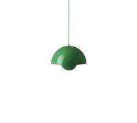 &TRADITION lampe à suspension FLOWERPOT VP1 (Signal vert - Aluminium peint et plaqué)