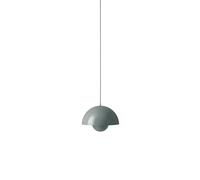 &TRADITION lampe à suspension FLOWERPOT VP10 (Bleu pierre - Aluminium peint et plaqué)