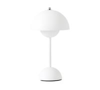 &Tradition Lampe de table Flowerpot portable VP9 Matt white