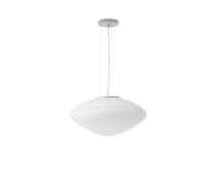 &Tradition Mist Suspension Ø56 Blanc/Verre Opale