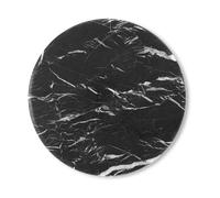 &Tradition Plateau Wire Stool VP11 Ø38 cm Nero Marquina marbre