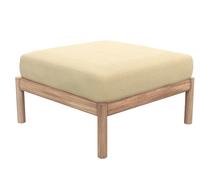 Tradition Pouf tabouret H 40 cm Outdoor Skagerak by Fritz Hansen Honey-yellow - FRITZ HANSEN 1505996