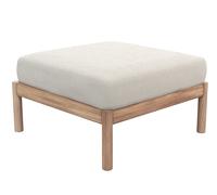 Tradition Pouf tabouret H 40 cm Outdoor Skagerak by Fritz Hansen Light Sand - FRITZ HANSEN 1505997
