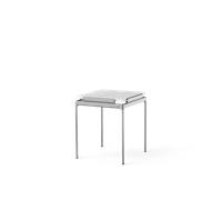 &Tradition Set LN11 Table D'appoint Bianco Carrara/ Chrome Foncé