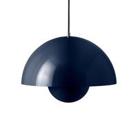 Flowerpot &Tradition VP7 Suspension Bleu Acier