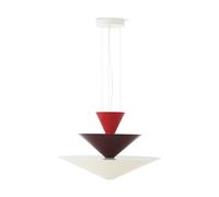 &Tradition Suspension Gio LN15 Ø92 cm Vermilion red-d. burgundy-ecru