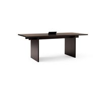 &Tradition Table à manger Ita OS1 avec gestion des câbles 95x200 cm Dark stained oak