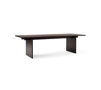 &Tradition Table à manger Ita OS2 avec gestion des câbles 95x260 cm Dark stained oak