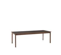 &Tradition Table à manger Patch HW2 cacao orinoco. structure en noyer huilé