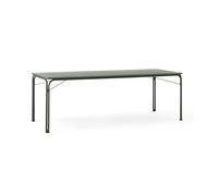 &Tradition Table à manger Thorvald Outdoor SC99 220 cm Bronze green